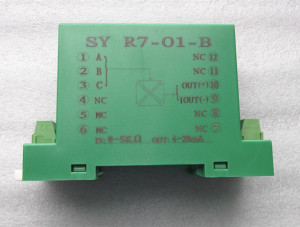 Potentiometer/Resistance/Electrical Ruler Signal to 4-20m Transducer Sy R5-O1-B